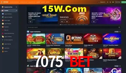Biblioteca de slots populares na 7075 Bet